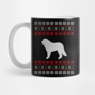 Bernese Mountain Dog Ugly Christmas Sweater Gift Mug